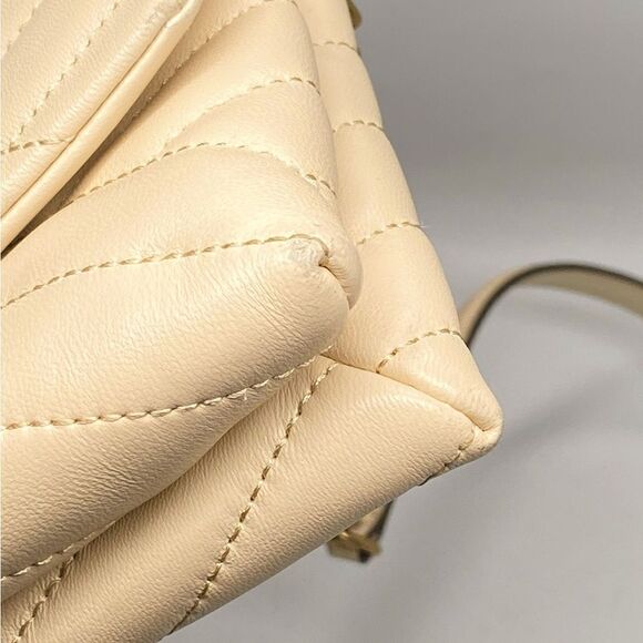 Tory Burch Kira Chevron Leather Wallet-On-Chain Bag - Picture 6 of 16